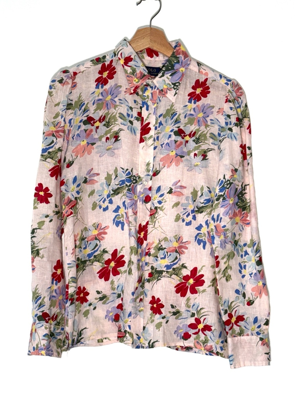 Polo Ralph Lauren Women’s Flower Button Down Shirt